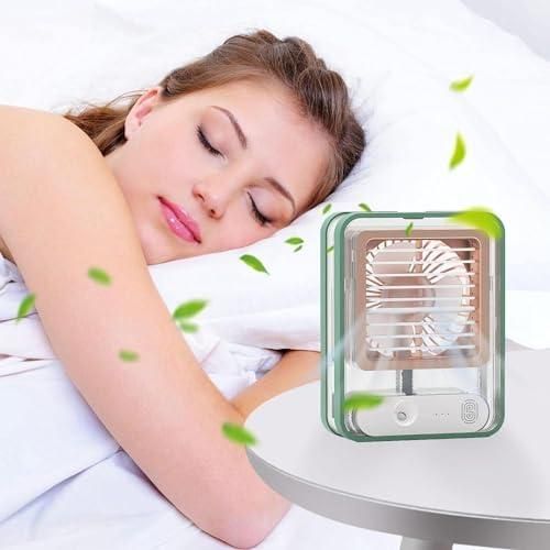 Rechargeable Battery Operated Mini USB Fan with Mist Water Spray