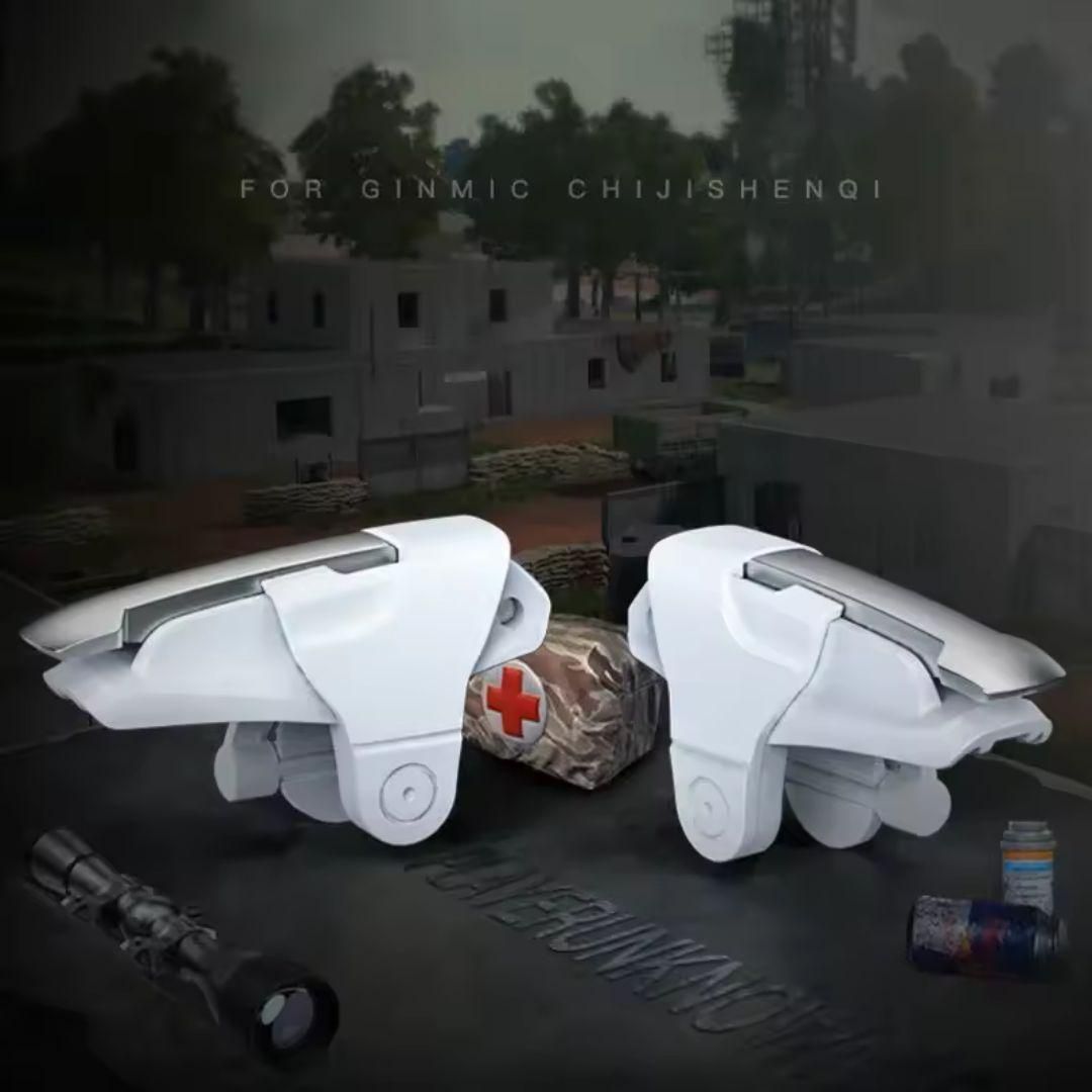 2pcs Mobile Phone Game Trigger for PUBG Aim – Plastic + Alloy (Multi-Color, Pack of 1)