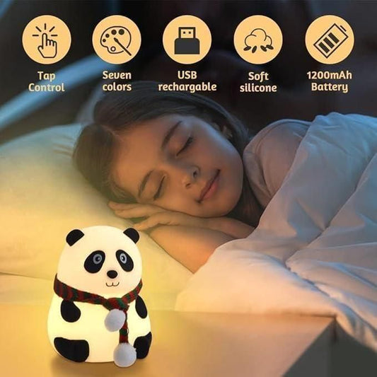 Cute Panda Light Lamp for Kids – Touch Sensor Night Light