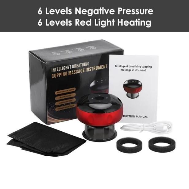 Electric Cupping Therapy Machine with 12 Level Temperature & Suction – Pain Relief & Muscle Recovery