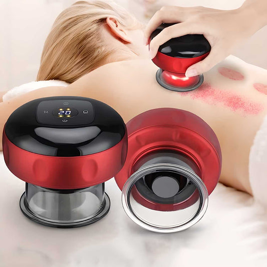 Electric Cupping Therapy Machine with 12 Level Temperature & Suction – Pain Relief & Muscle Recovery