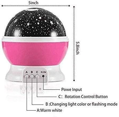 Star Moon Night Light – Decorative Table Lamp