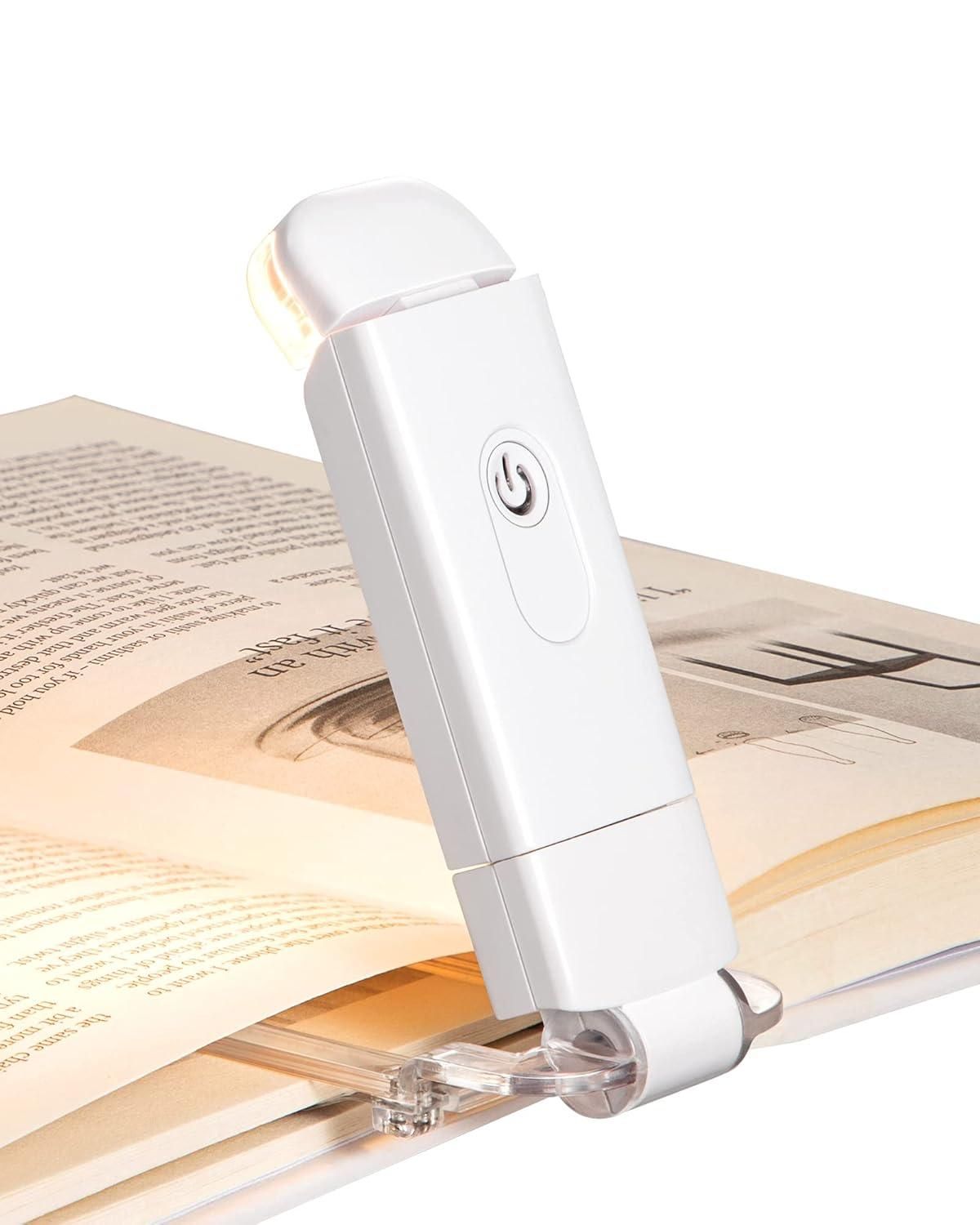 USB Rechargeable Book Reading Light with Brightness Adjustable – Eye Protection