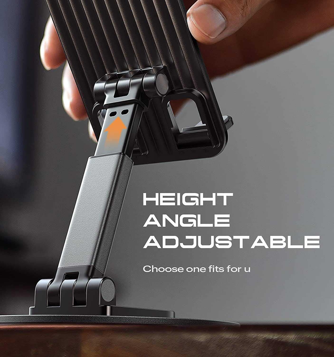 Mobile Phone Stand 360° Rotation | Adjustable Height & Angle