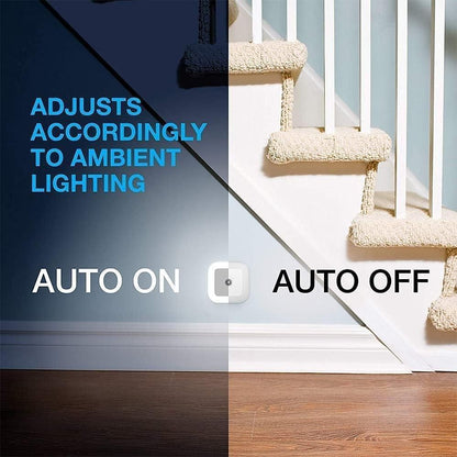 Smart Sensor LED Plug Night Lamp – Energy Efficient, Motion Sensor, Waterproof