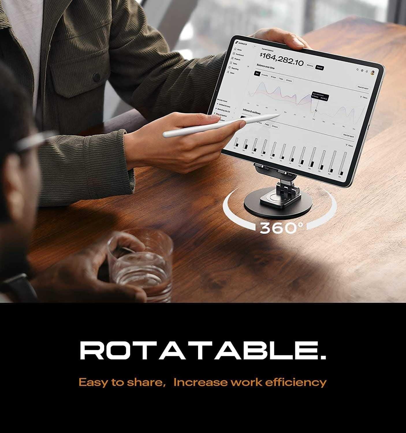 Mobile Phone Stand 360° Rotation | Adjustable Height & Angle