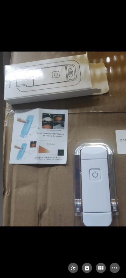 USB Rechargeable Book Reading Light with Brightness Adjustable – Eye Protection