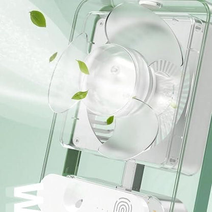 Rechargeable Battery Operated Mini USB Fan with Mist Water Spray