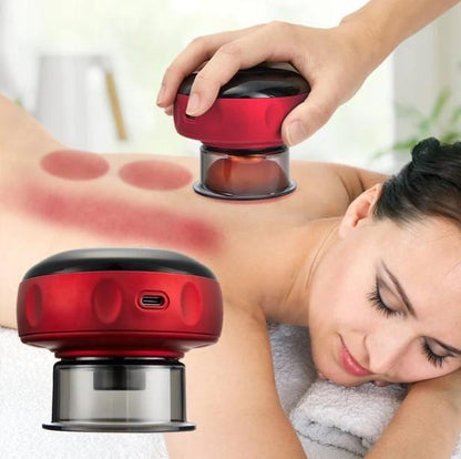Electric Cupping Therapy Machine with 12 Level Temperature & Suction – Pain Relief & Muscle Recovery